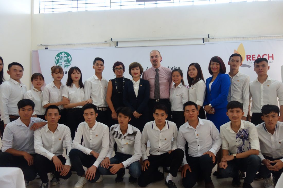 Starbucks Vocational Training program participants.