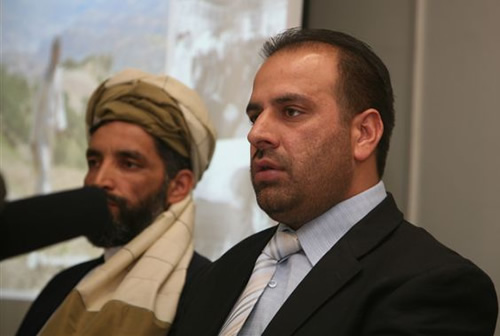 AGimage2 Senior Program Officer Fazel Rabi Wardak (center) flanked by Senior Program Officer Fazel Rabi Haqbeen (left) and Deputy Country Representative Michael Haines (right).
