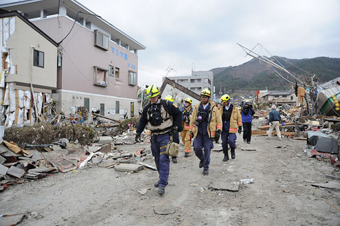 Relief efforts begin after Japanese Earthquake