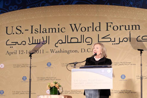 HillaryClinton Hillary Clinton delivers keynote at U.S.-Islamic World Forum