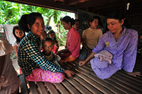 The Asia Foundation, Cambodia, August 2010 Women relax at home in Cambodia