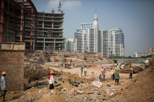 India Construction site India Construction site