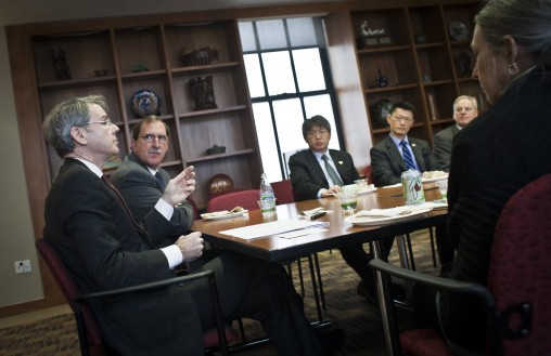 United States Ambassador to ASEAN David L. Carden speaks at The Asia Foundation in San Francisco.
