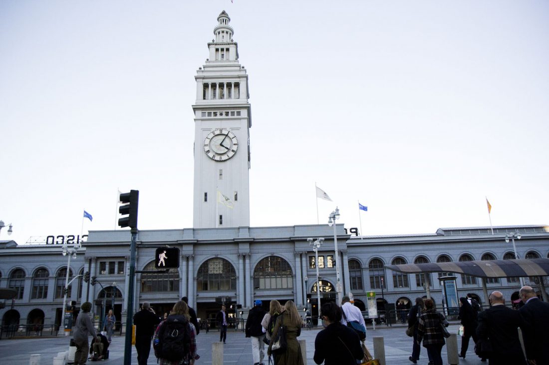 Ferry building in San Francisco.