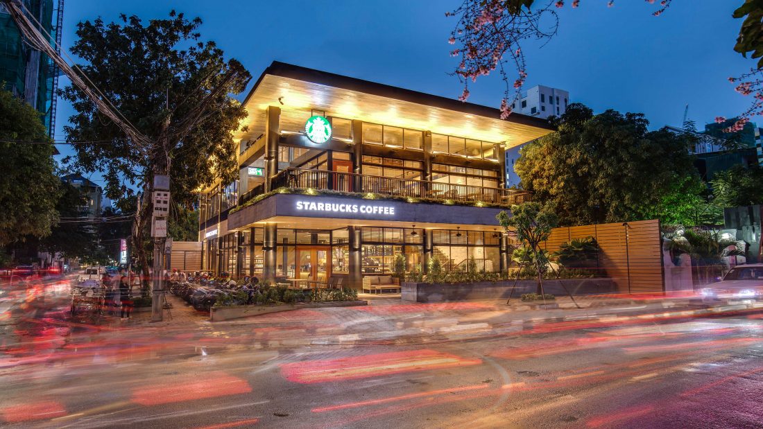 Starbucks in Cambodia 