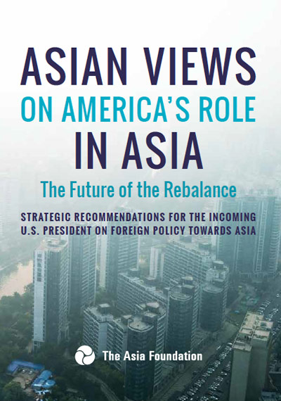 Cover of Asian Views on America’s Role in Asia: The Future of the Rebalance