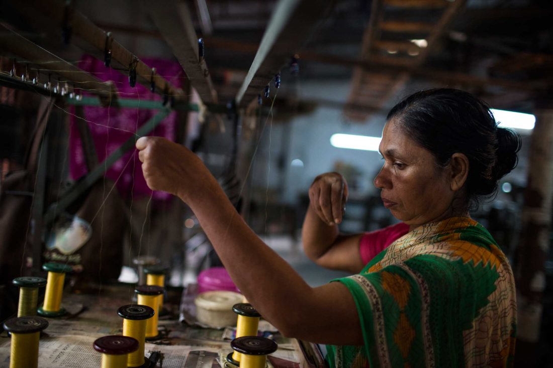 Garment worker in Bangladesh