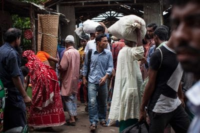 Bangladesh market scene