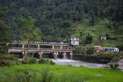 Hydropower station in Nepal