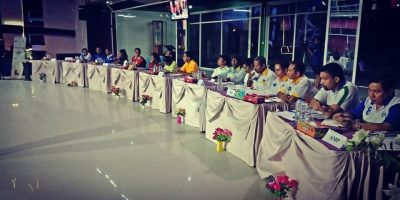 Candidates attend a campaign debate in Timor-Leste