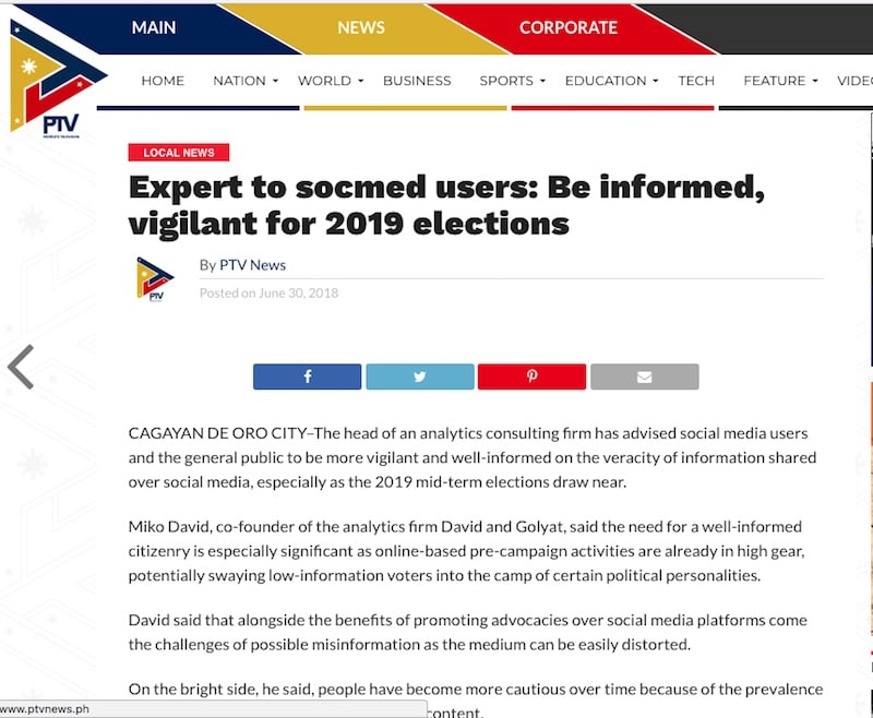 Social Media Will Be A Game Changer In 2019 Philippine Elections The Asia Foundation