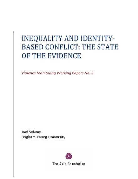 Inequality and Identity-Based Conflict: The State of the Evidence - The ...