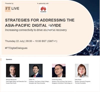 Screenshot of the Financial Times live panel