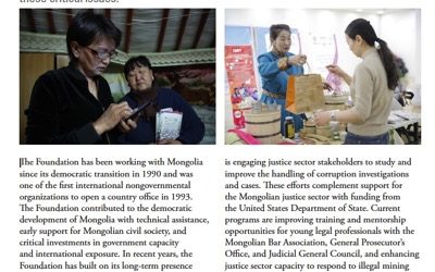 Mongolia - The Asia Foundation