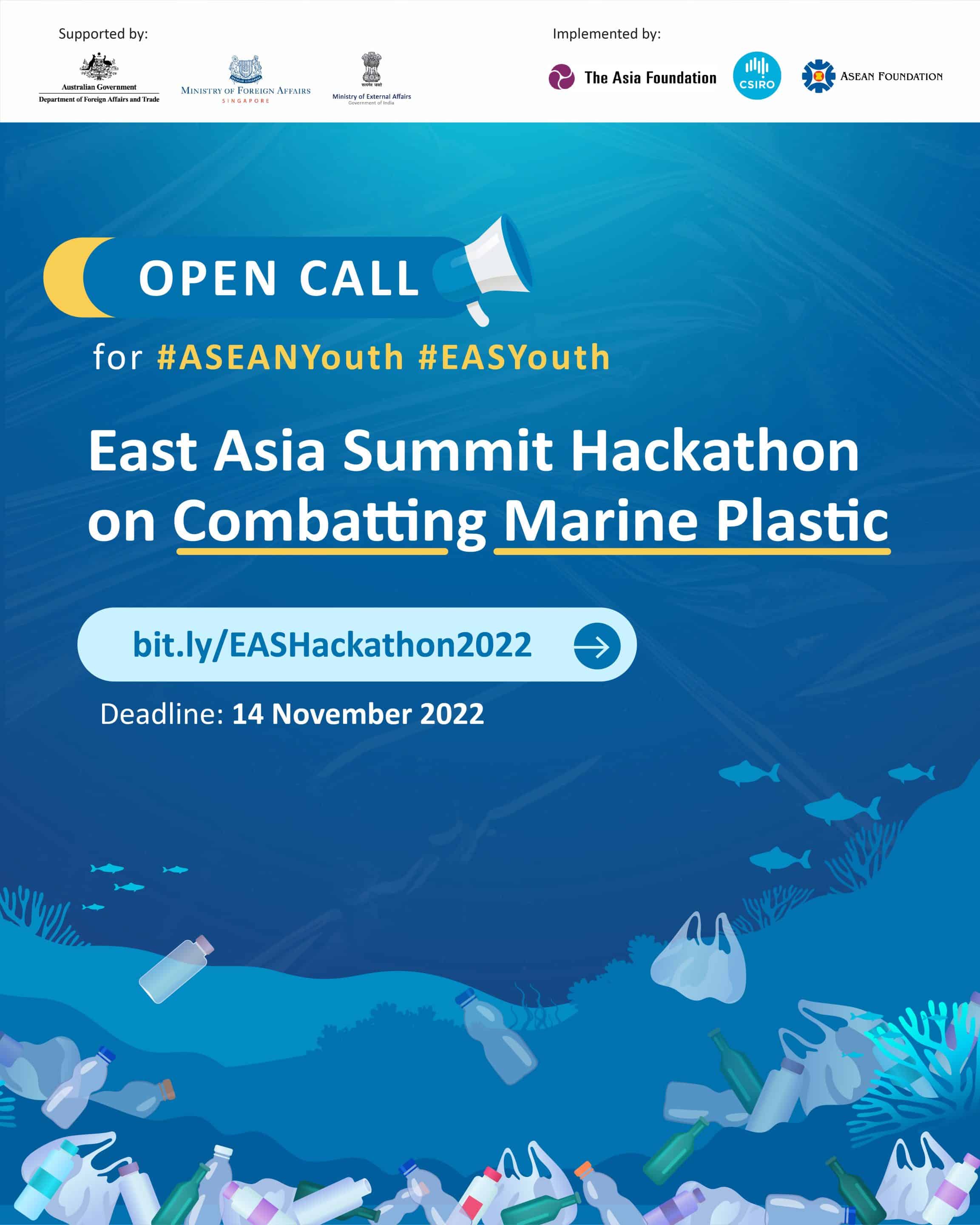 Applications Open for East Asia Summit Hackathon on Combatting Marine