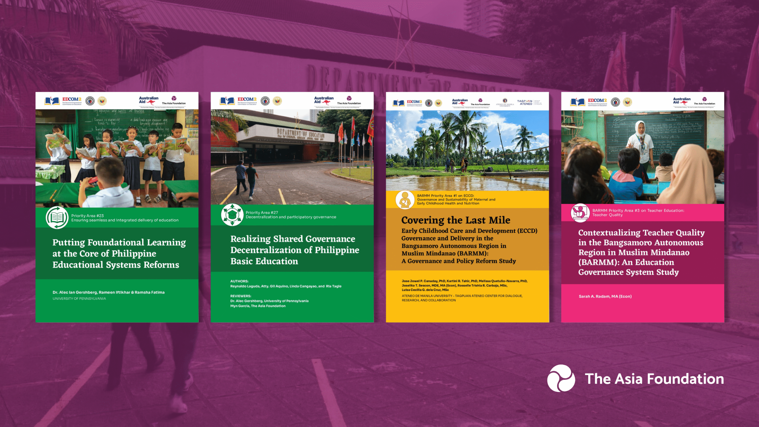 Strengthening the Foundations of Education: New Research Calls for Systems Reform in the Philippines 
