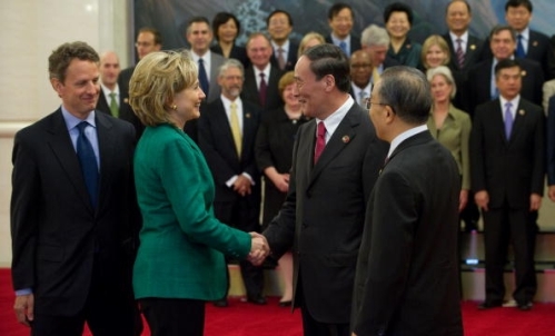Hillary Clinton in Beijing