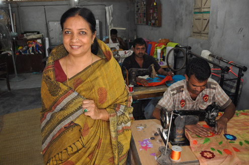 Bangladeshi women's business owner in Bogra