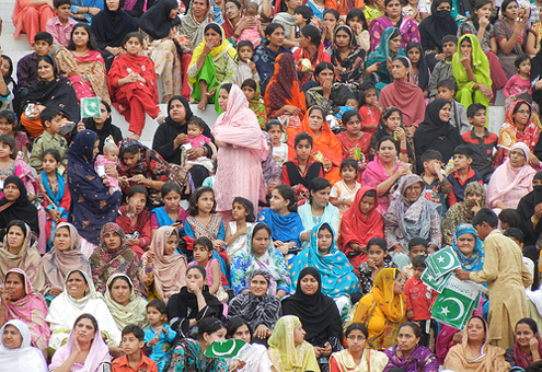 Women at the Wagah Border Ceremony
