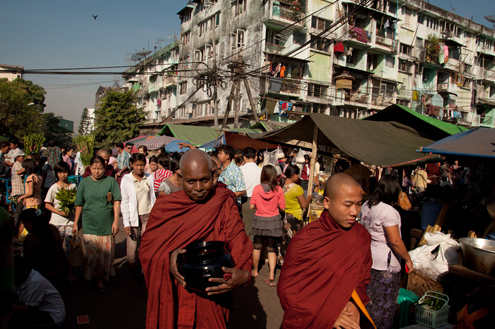 Burma street scene