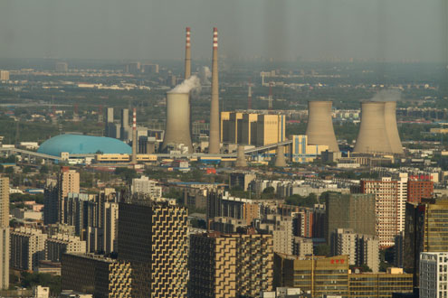 Beijing-power-stationsized Pollution in Beijing