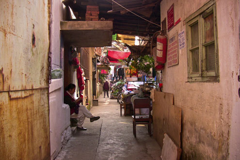 ChinaResidentialScene Residences in Chinese town