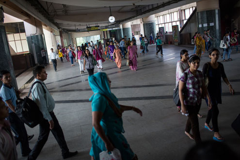Indian train station 