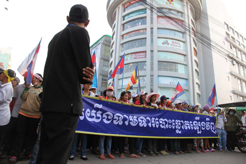 Cambodia street protests
