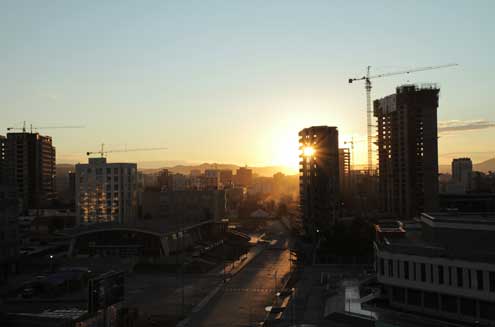 For the last four years, Mongolia has had one of the fastest growing economies in the world, clocking double-digit growth on the back of a mining boom. The effects of this growth are obvious, especially in the capital, Ulaanbaatar. Photo/Mathew Pendergast