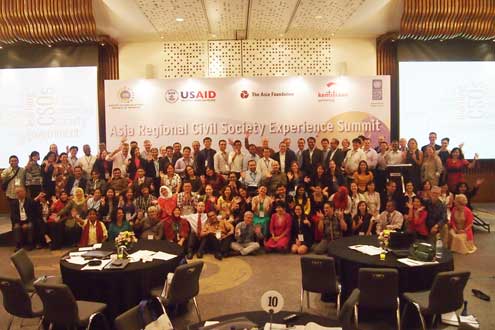 On Sept. 8-10, 2014, some 150 representatives from South, Southeast, and Northeast Asia convened in Jakarta for an "Asia Regional Civil Society Experience Summit."