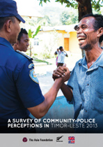 A SURVEY OF COMMUNITY-POLICE PERCEPTIONS IN TIMOR–LESTE 2013