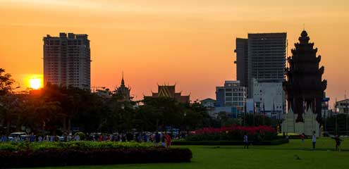 Phnom Penh sunset