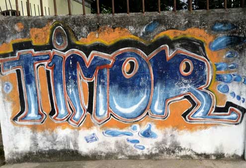Timor-Leste graffiti